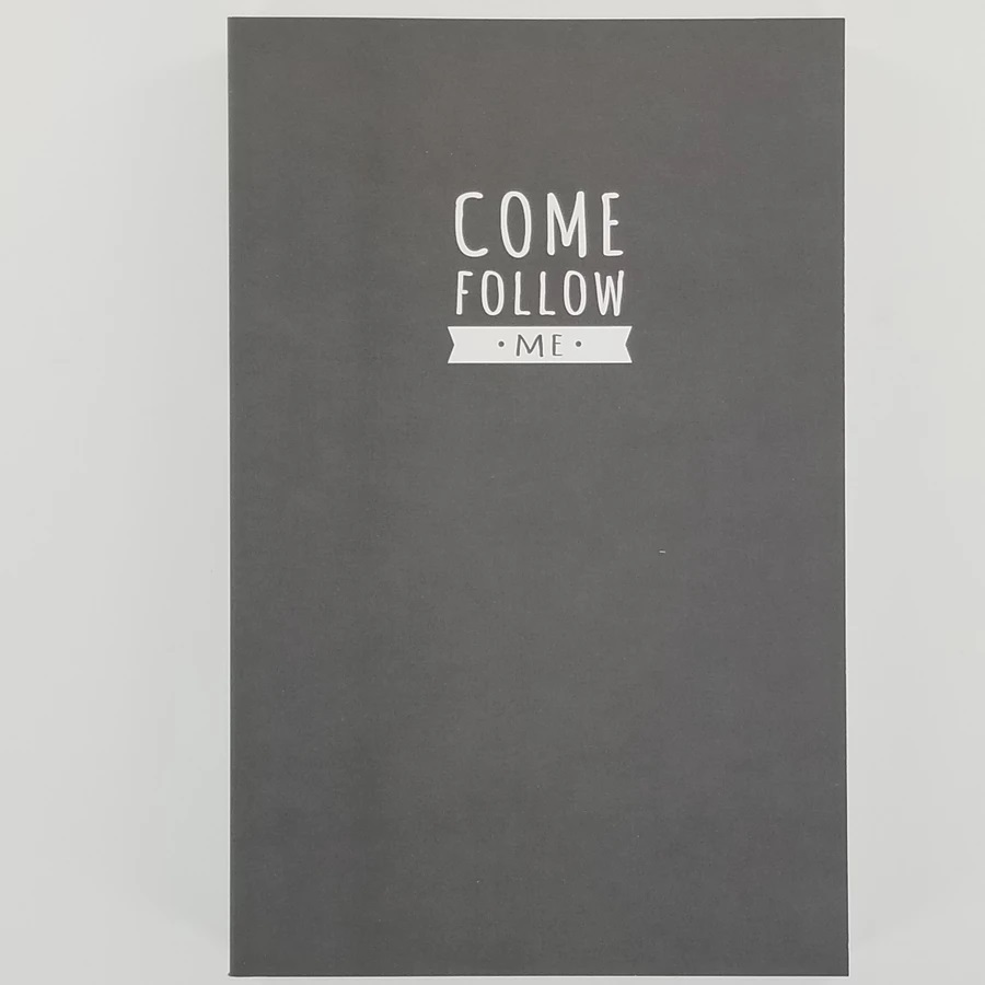 CF - Journal - Come Follow Me Journal - Gray（グレー）<BR>「わたしに従ってきなさい」　日記帳　【日本在庫わずか】